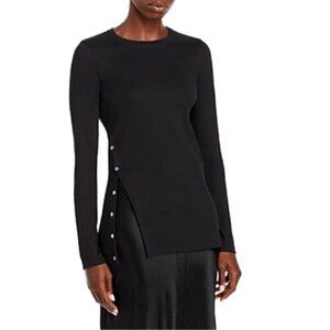 NWT Theory button front tee